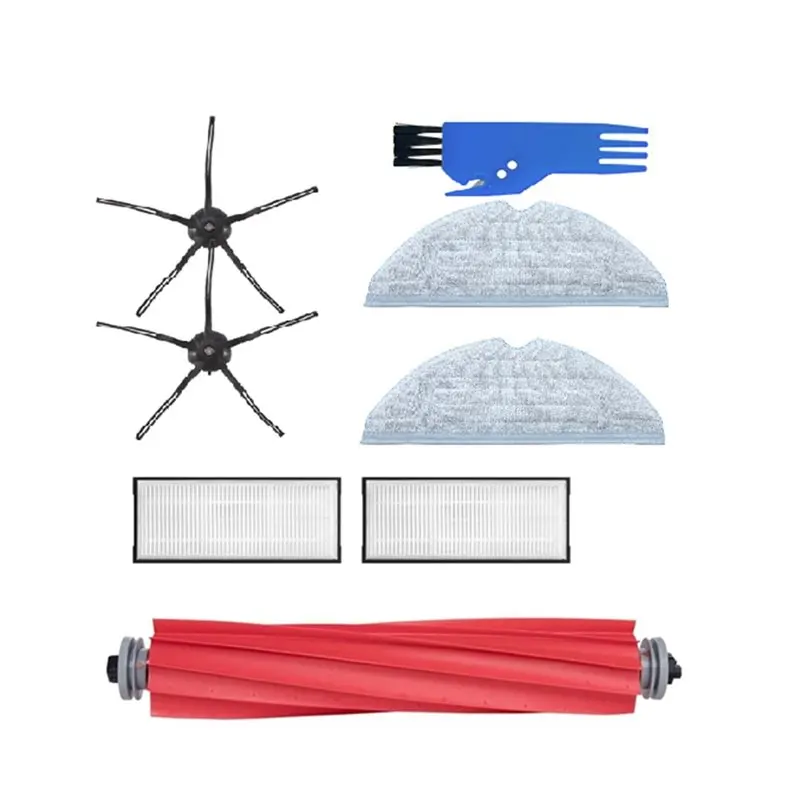 

【HOME ESSENTIAL】8 шт. для Roborock S7 S70 S75 S7max S7 Maxv Ultra T7S Plus S7 Pro Ultra: сменные основные и боковые щетки для пылесоса