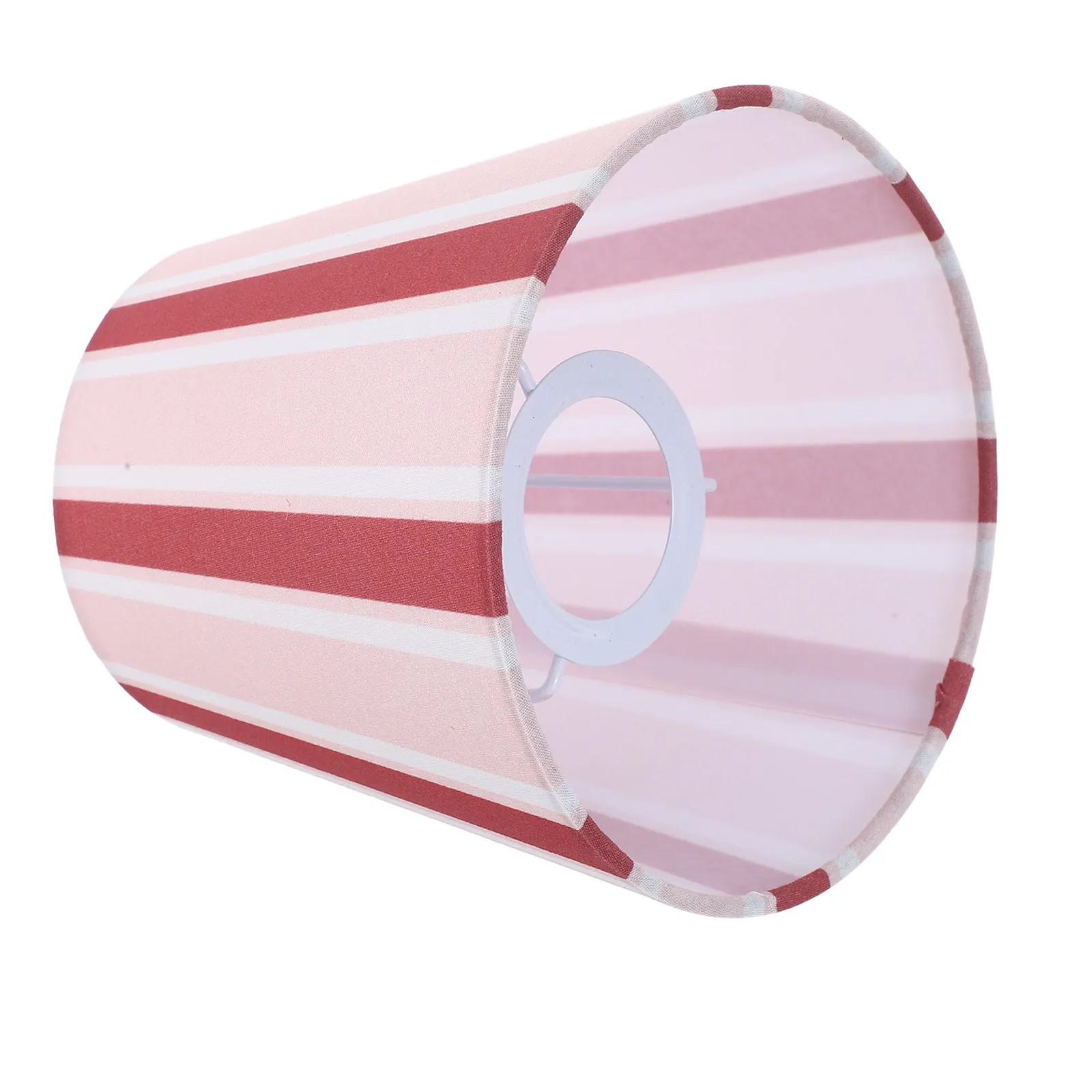 Bell Lamp Shade 6 Bottom 5 High Vertical Stripe Fabric Lampshade Replacement for Table Floor Wall Lamp Bedside Modern