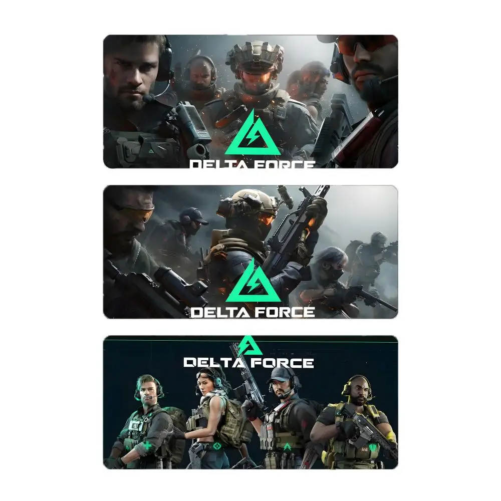 Fast Tactical Game D-Delta Force Mouse Pad Large Gaming Mousepad with Stitched Edges Thickened Desk Mat PC