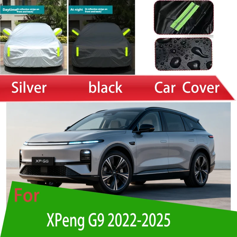 

For XPeng G9 2022-2025 Outdoor Protection Full Car Covers Snow Cover Sunshade Waterproof Dustproof Exterior Car accessories