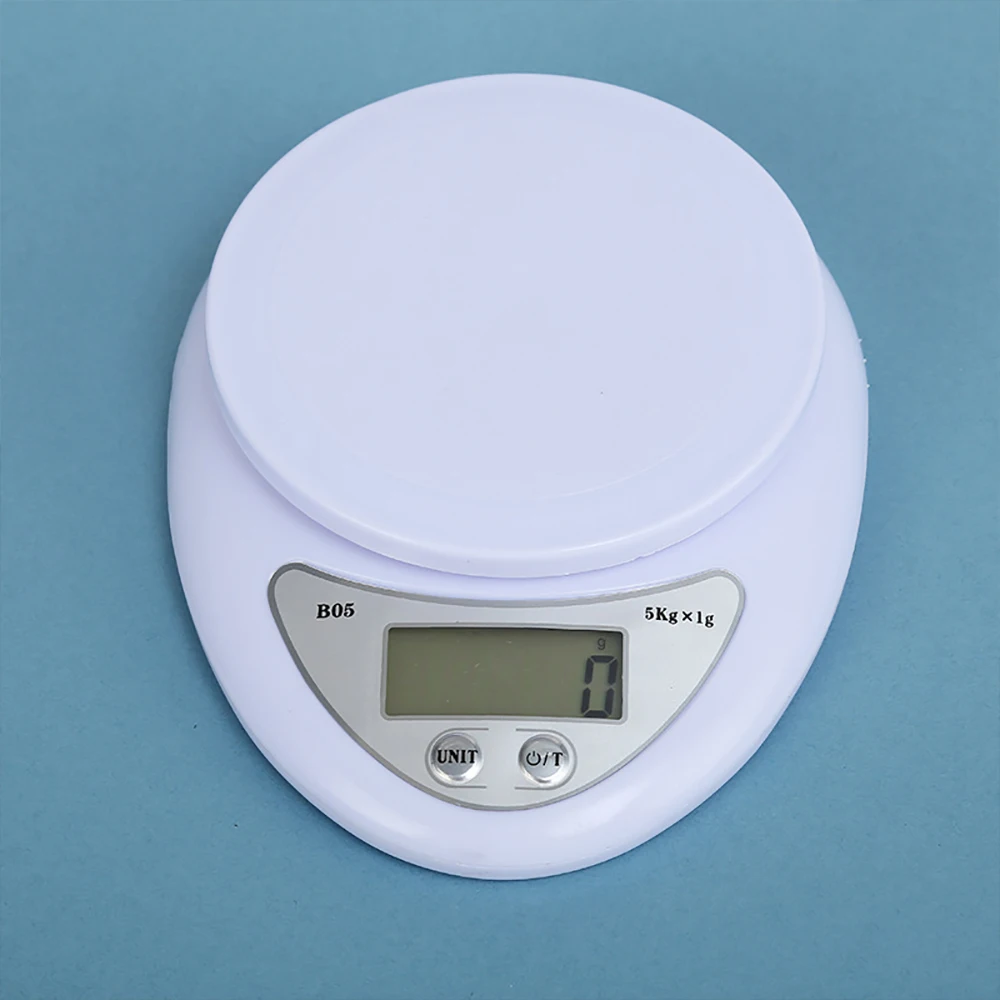 Portable Digital Electronic Scales 5kg 1g Kitchen Food Weight Loss Scale Weight Balance LED Electronic Workbench Jewelry/Kitchen