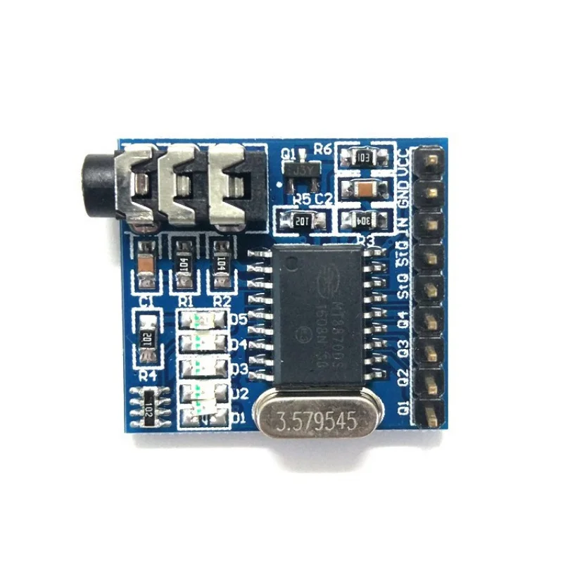 MT8870 DTMF Modulo scheda di decodifica vocale Modulo di elaborazione decodifica audio con controllo del quadrante