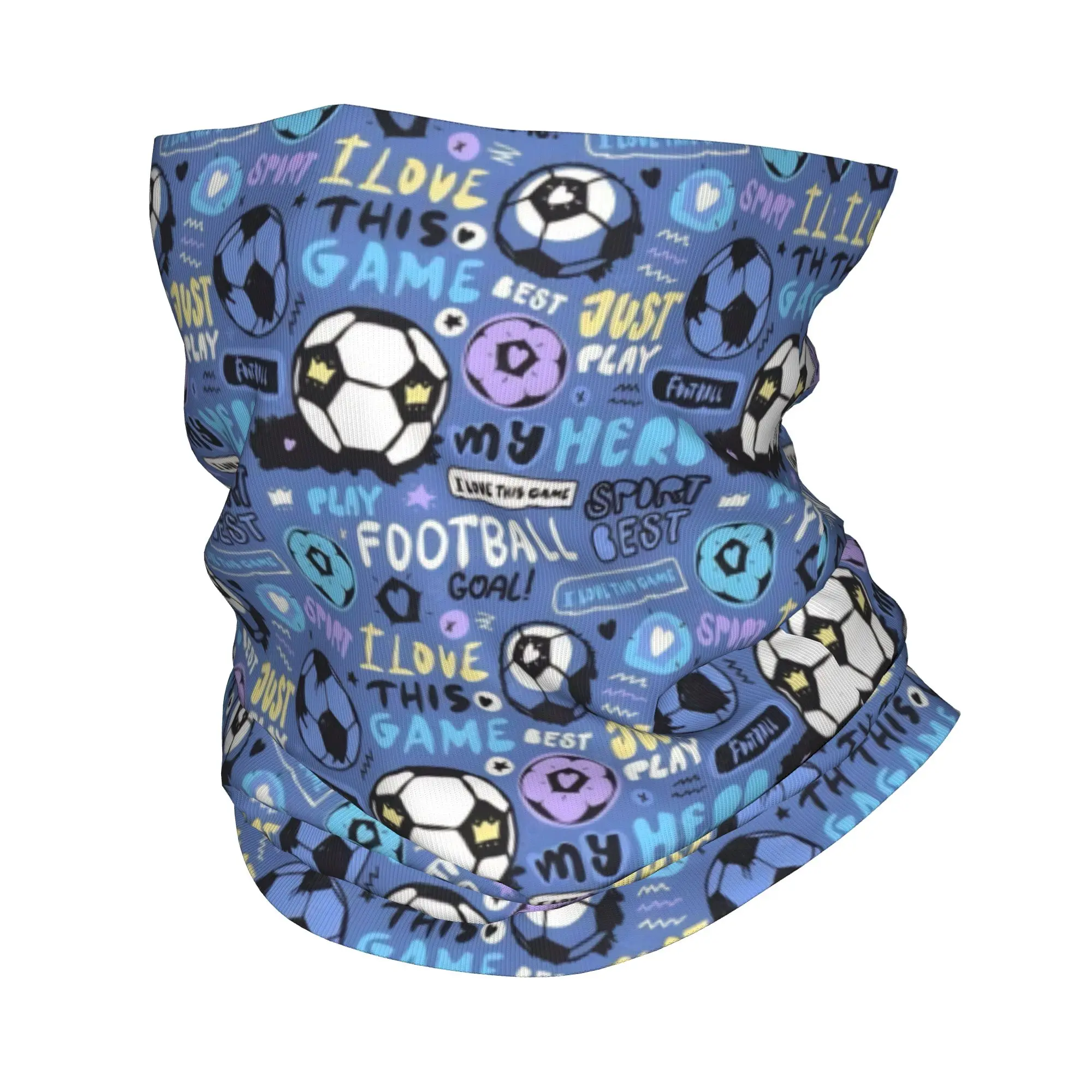 Football Soccer Patten Bandana Neck Gaiter Printed  Wrap Scarf Multifunctional Headwear Fishing Unisex Adult Windproof