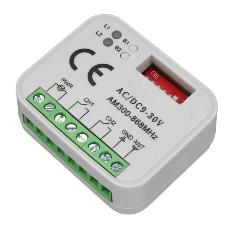 For JCM GO PORTIS NORTON NEO RC1 RC2 RC4 TWIN-R MINI Garage Remote Control Receiver 433.92MHz Gate Opener JCM  Receiver