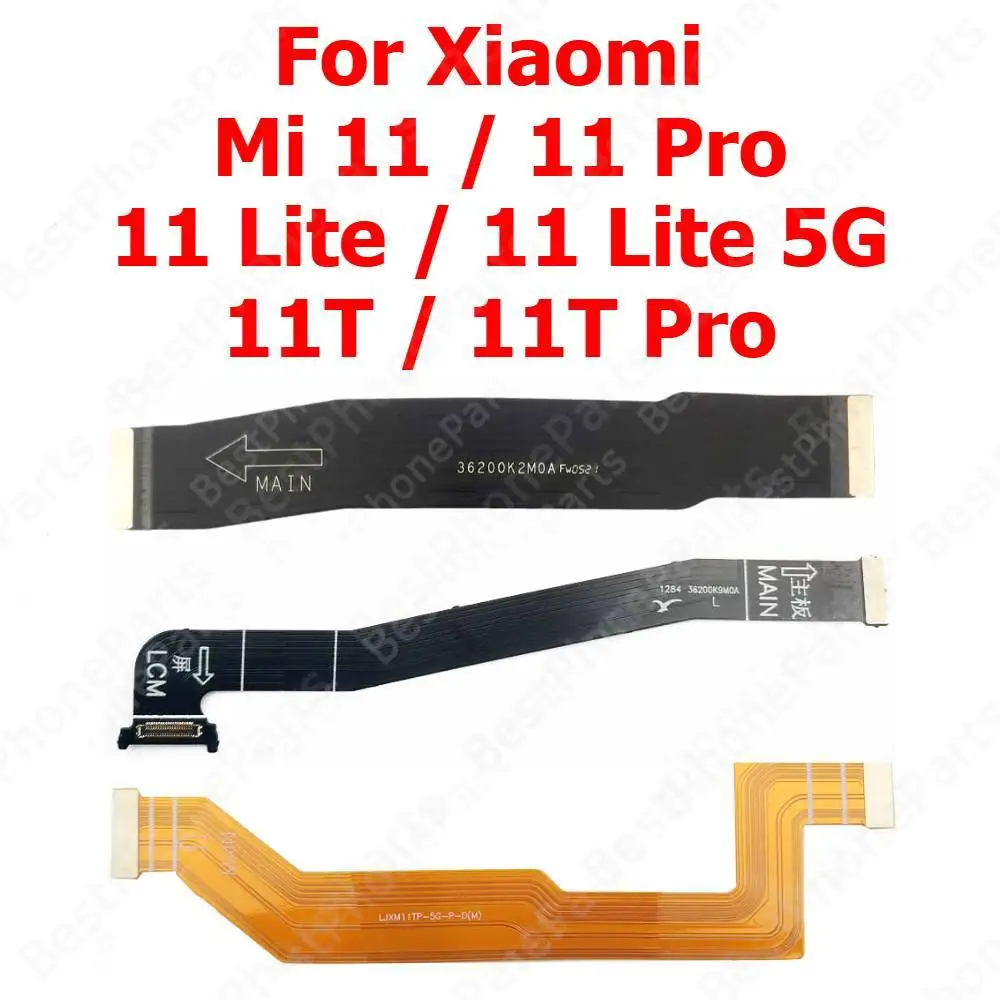 

Гибкий ЖК-кабель для Xiaomi Mi 11 Lite 5G Mi11 11T Pro 11TPro Разъем ЖК-дисплея Гибкий кабель Запасные части для мобильных телефонов