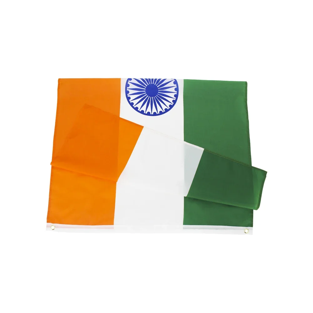 JimonFlag India flag Banner 90*150cm Hanging National flag Indian Home Decoration flag