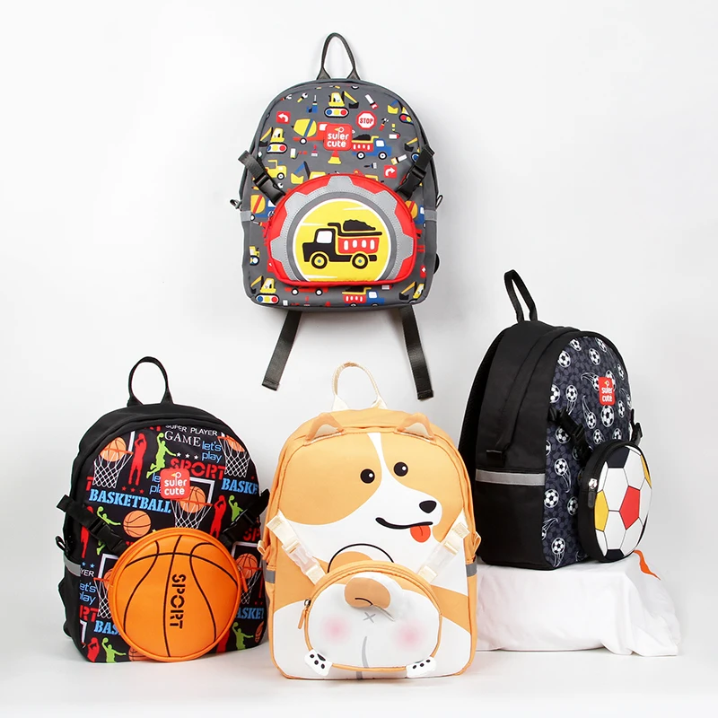 Kid\'s Cartoon Backpacks for Teenager Cute Kindergarten Schoolbag Waterproof Kids Book bags Boys Girls Shoulder Bag