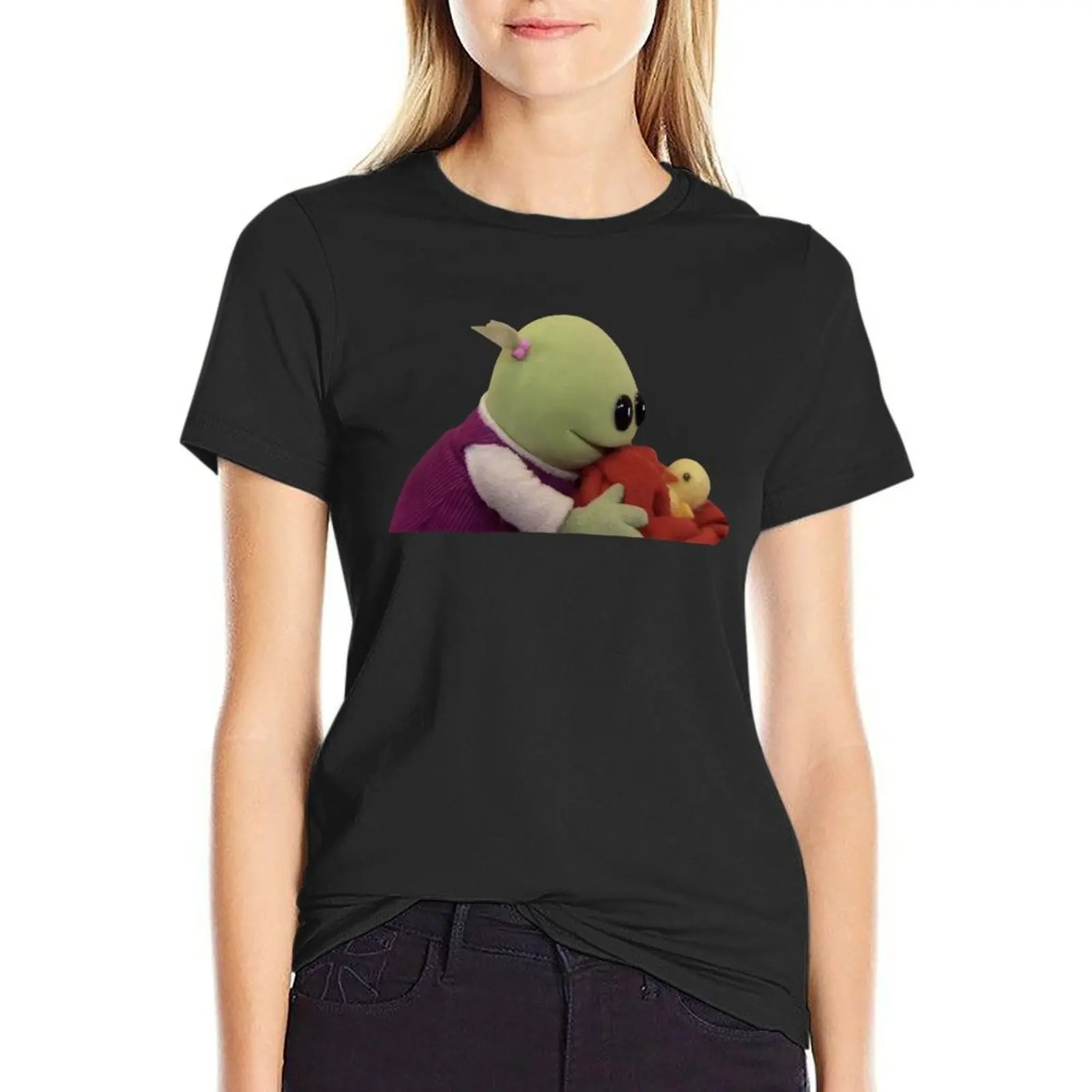 

Nanalan Hey Birdie T-Shirt summer top customizeds blanks clothes for woman