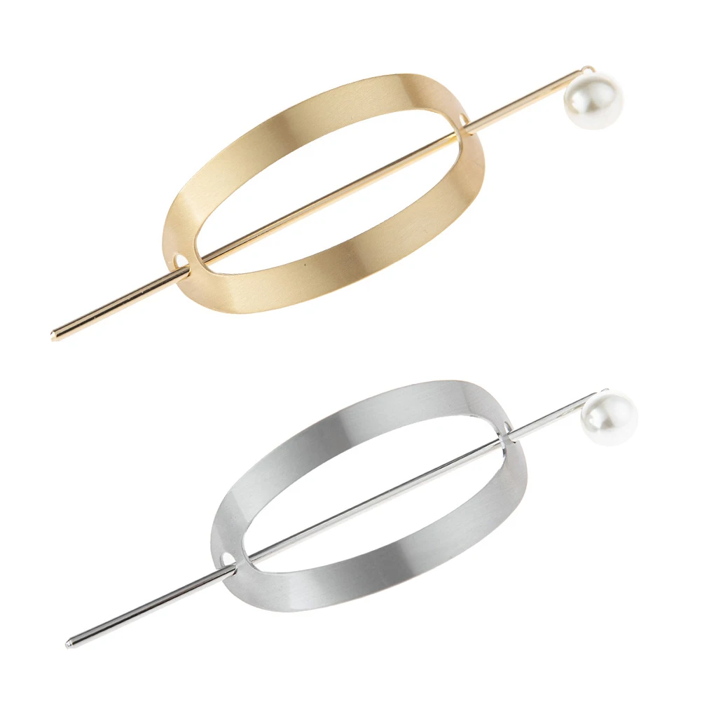 

2pcs Pearl Hairpins Hollow Design Alloy Forks For Women Girls Hair Bun Styling Tools Party Wedding Daily Wear Hair Accessories