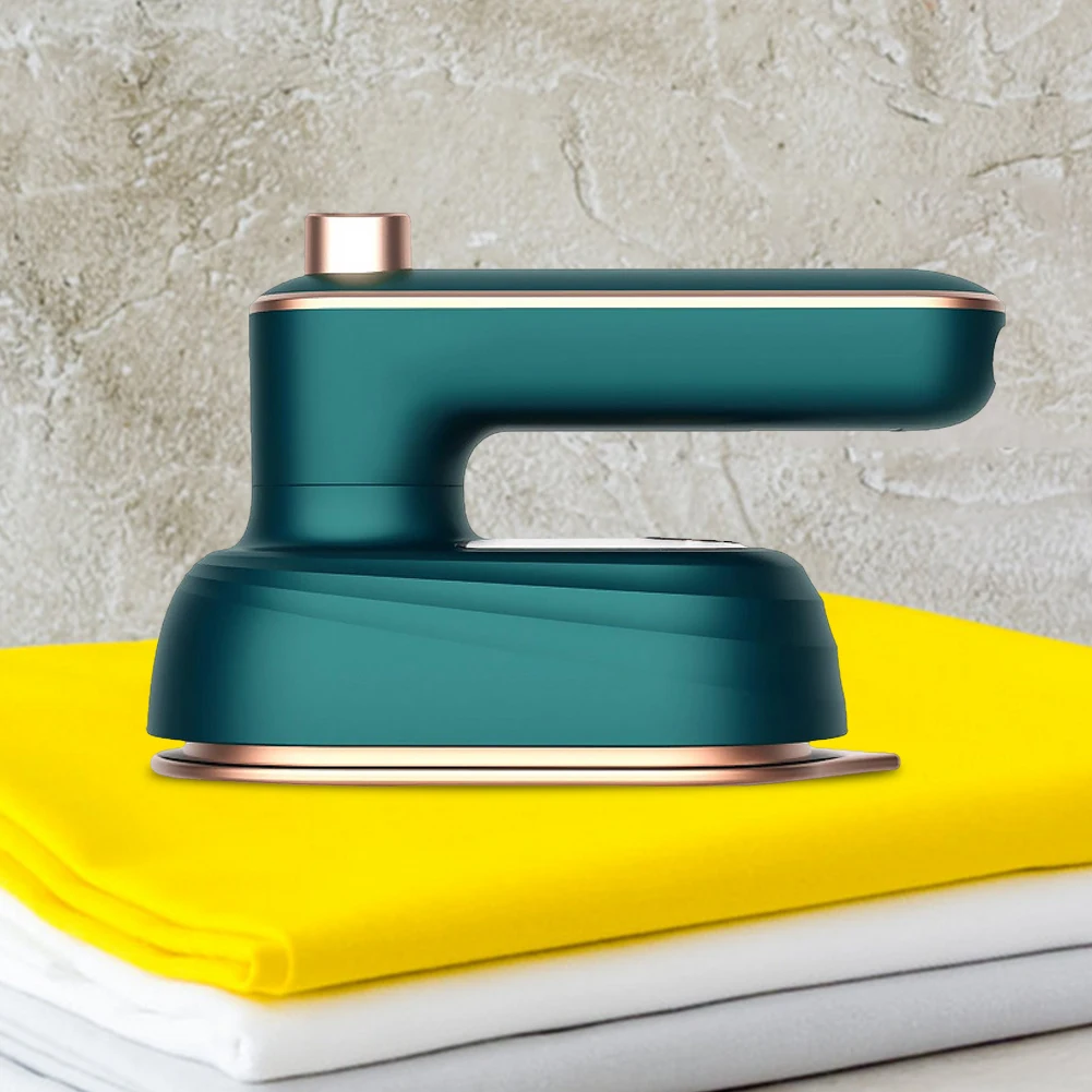 UK Plug Handheld Steam Iron 360 Degree Rotatable Handheld Ironing Machine Wet Dry Use Mini Garment Steamer for Home Travel Use