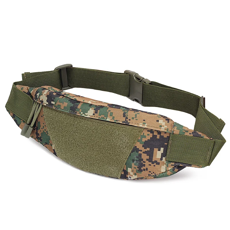 Pequeno saco de fanny militar para homens, bolsa antiroubo, cinto de nylon, quadril bum, cintura peito, motocicleta equitação, assalto, alta qualidade