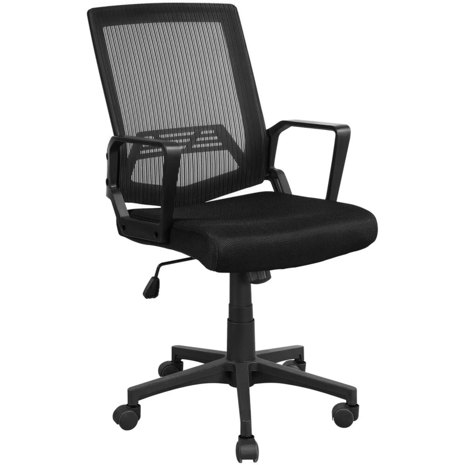 US Black Mesh Executive Chair Swivel Rolling Office Computer Chair for Work Study