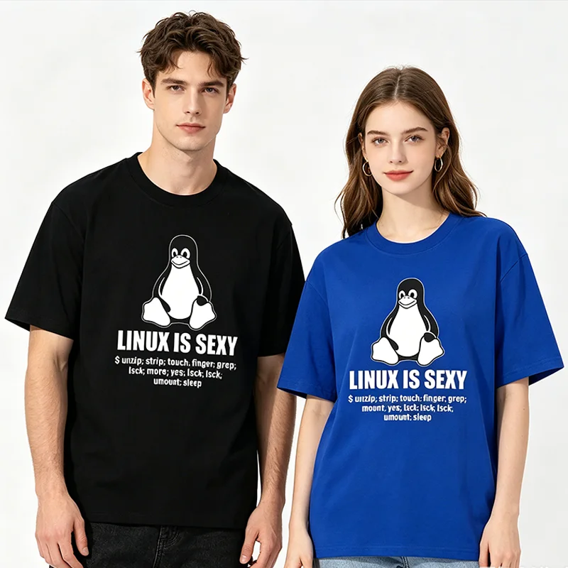 Men's Cotton Short Sleeve T-Shirt Funny Linux Root SUDO Unix Shell Design Programming Coding Tee for Geeks And Coders Gift