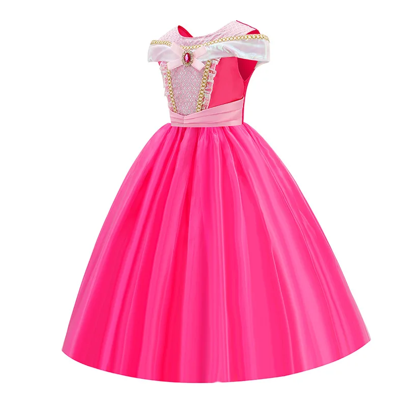 Disfraz de Bella Durmiente para niñas, Vestido de princesa para Cosplay de Aurora, fiesta de Halloween y Navidad