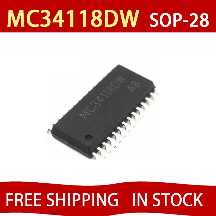 5PCS MC34118DW SOP-28Pins MC34118 SOP-28 IC