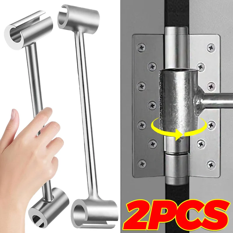 

1/2PC Hinge Gap Adjusting Wrench Double Head Door Hinge Repair Spanner Labor-Saving Steel Wrenches Door Hinges Repair Hand Tools
