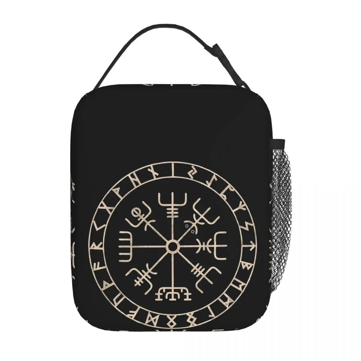Runic Viking Compass Vegvisir Celtic Insulated Lunch Bag for Women Kids Portable Food Boxes Thermal Lunch Box Tote