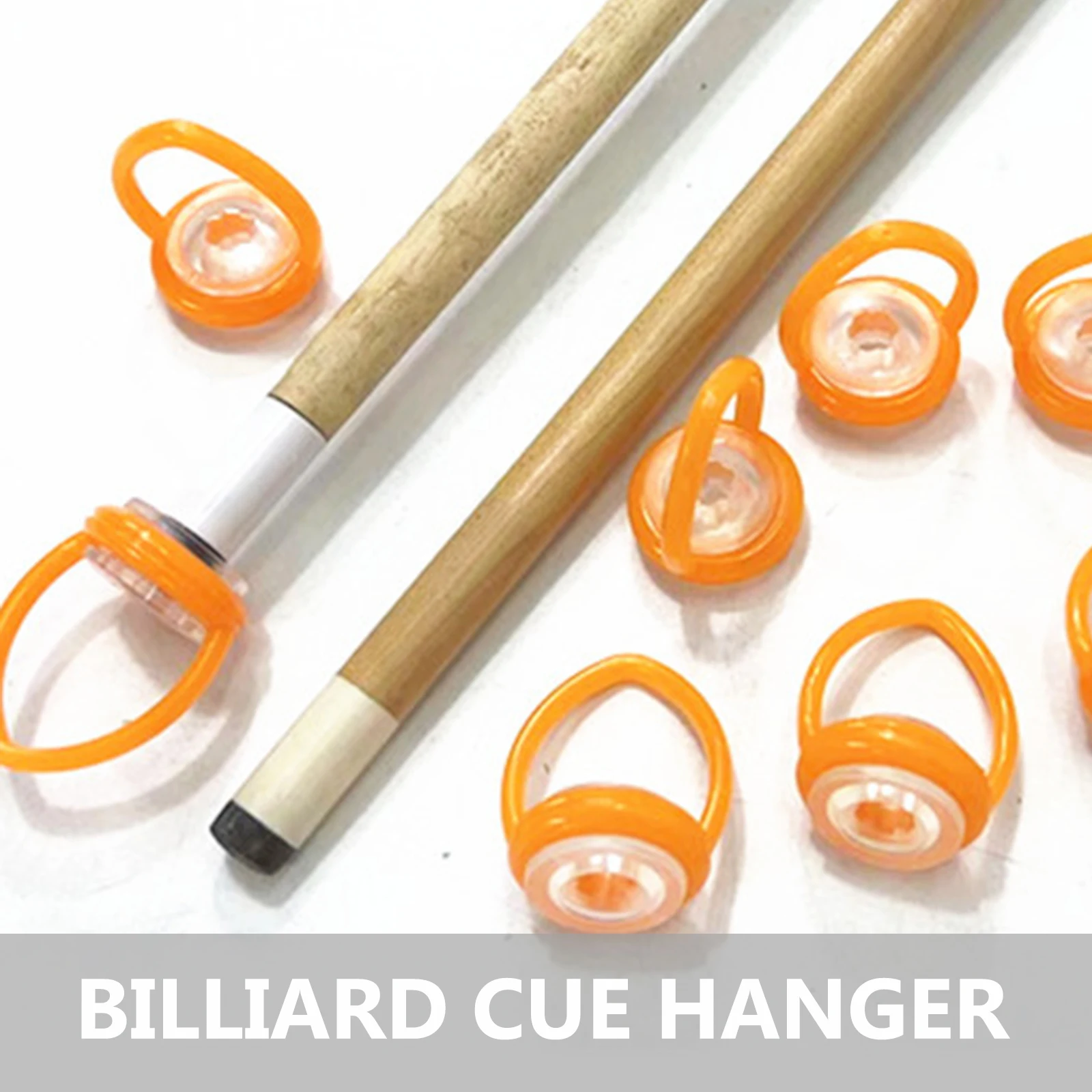 

10pcs Snooker Pole Holder Wall Mount Billiard Cue Hanger Durable Light Small Size Decorative Pool Stick for Table