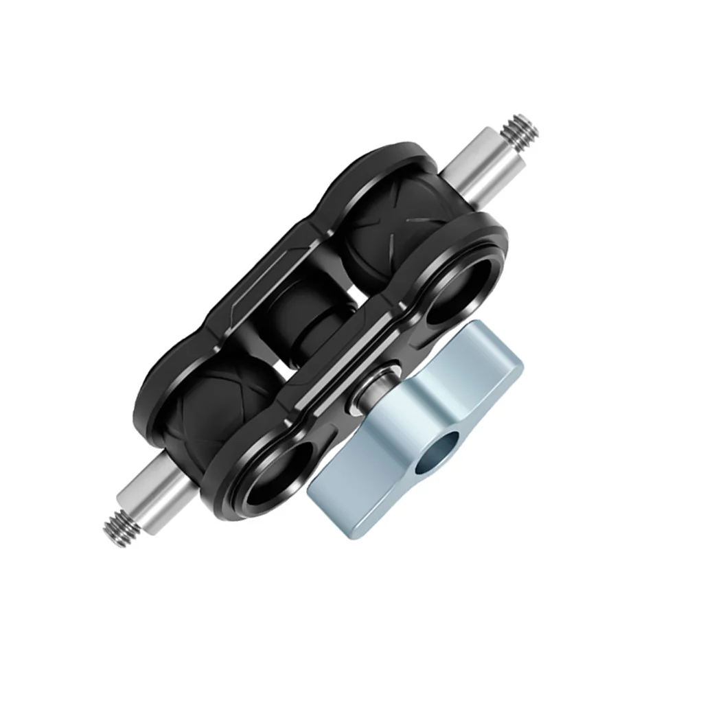 Magic Arm 92-103MM Dual 1/4" Schraube 360° ° Kugelkopf Verstellbarer Gelenkarm für Kamerakäfig Gimbal Stativ Monitor Mikrofon – Detail 15