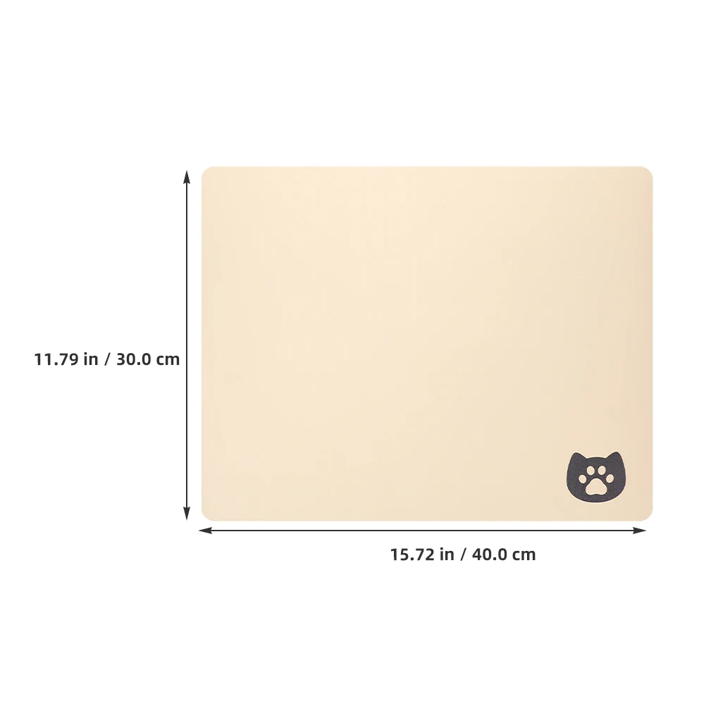 

Diatomite Pet Feeding Mat 40x30 Cream Claw Absorbent No Stains Dog Cat Food Water Bowl Pad Thick Reusable Placemat Fast Dry