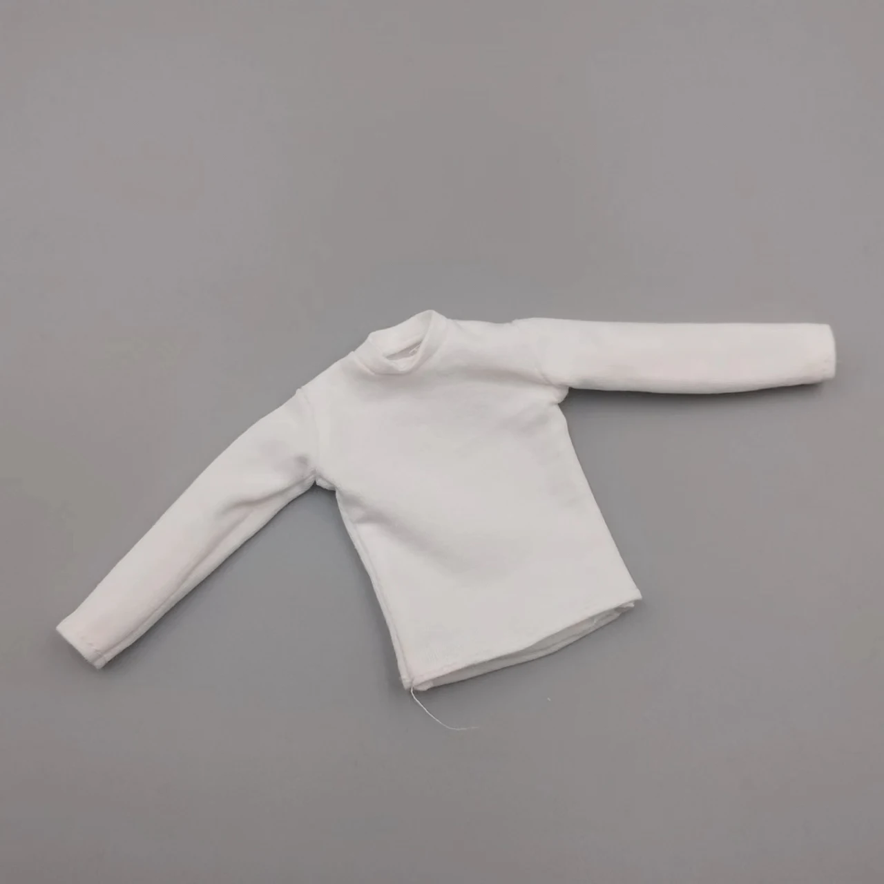 1/6 Scale Women Girls Long Sleeves White T Shirt Model for 12\'\'Figures DIY Accessories