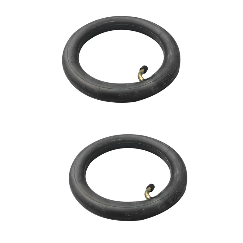 2PCS 8 Inch 8X1 1/4 Scooter Inner Tube With Bent Valve Suits A-Folding Bike Electric / Gas Scooter Tube Replacement Parts