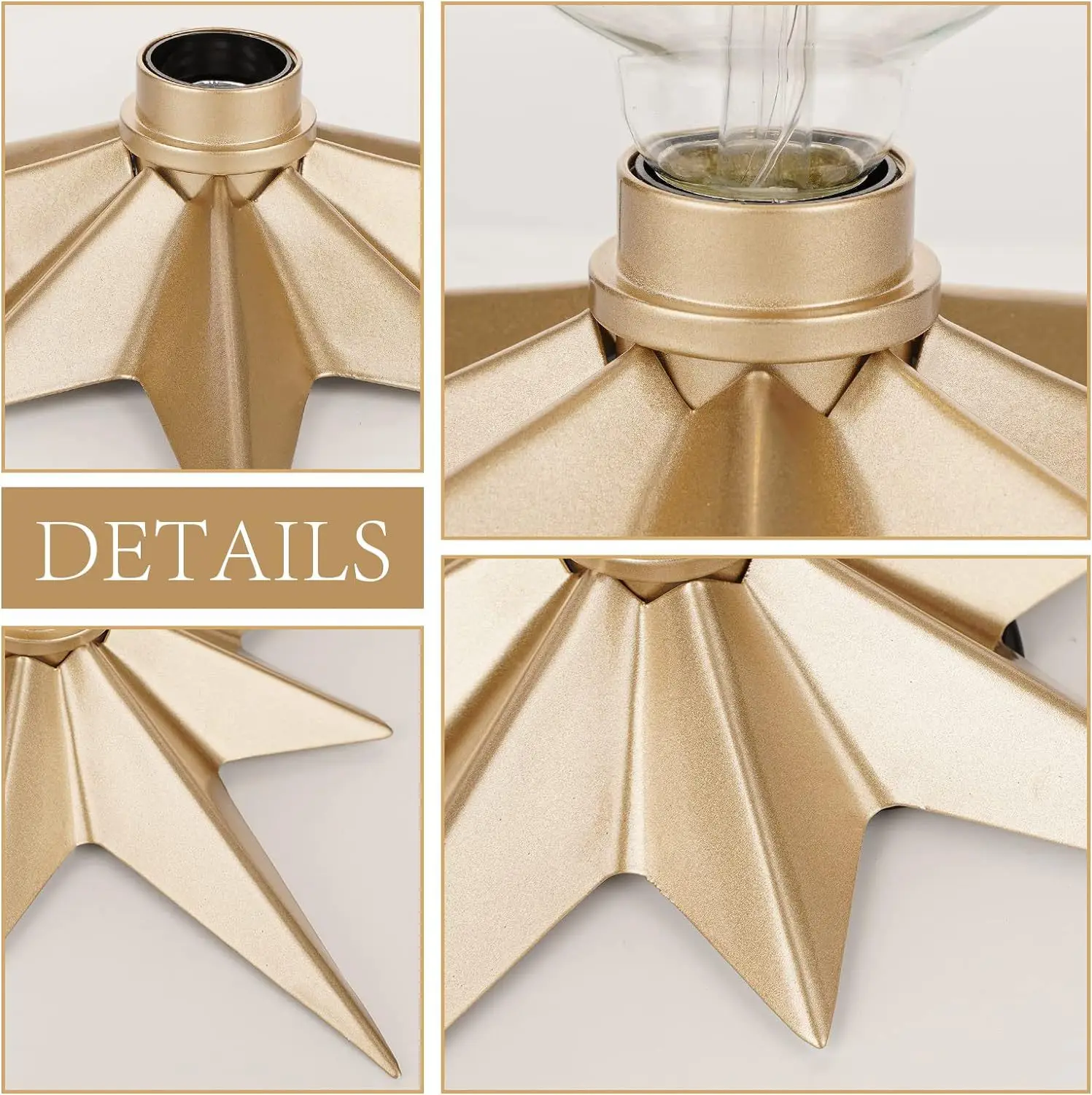 Creative Ceiling Light E27 Star Dual Color Optional Living Room Kitchen Corridor Light Dining Room LED Lighting Fixtures