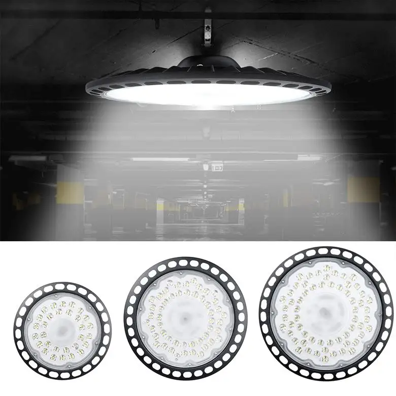 6500K 200W 300W 500W LED High Bay Light High Brightness Industrial Lighting Workshop Warehouse Garage LED Lamp AC180-260V