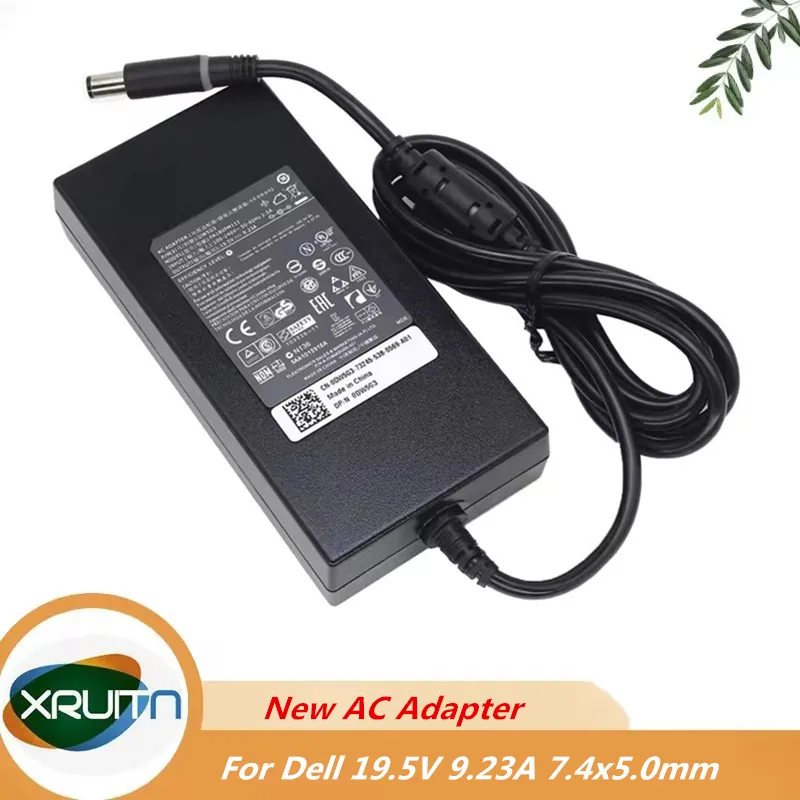 

180W 19.5V 9.23A 7.4*5.0mm Laptop Adapter for Dell Precision M4600 M4700 M4800 Alienware 13 R3 Charger Master G15 G16 DA180PM111