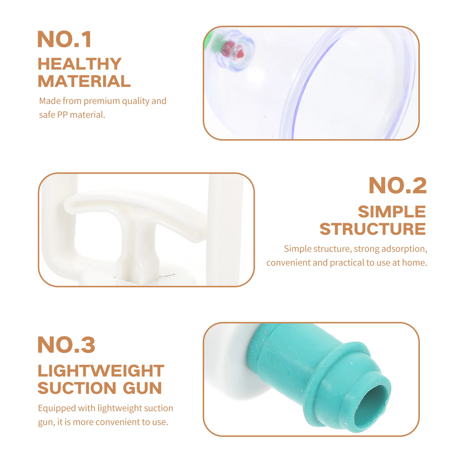 

Cupping Device Massage Cups Suction Manual Pump Vacuum Body Care Tool Premium PP Durable Home Use Christmas Gift