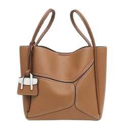 Borsa tote di grande capacità per donna 2024 nuovo inverno pendolarismo borsa da donna portatile borsa a secchiello a tracolla monospalla da donna