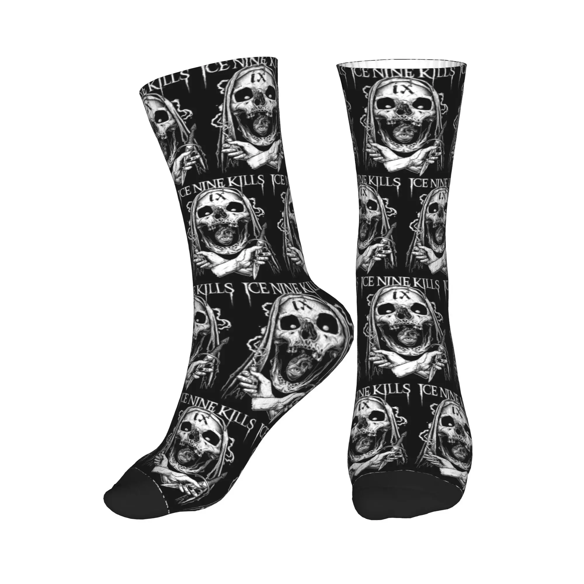 

Носки All Seasons Michele Nolli Ice Nine Kills Sport средней длины, супермягкие, повседневные, для мужчин и женщин