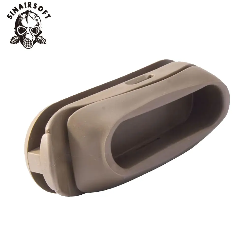 Tope táctico Airsoft AK para caza, almohadilla de retroceso de goma, a prueba de golpes, para Paintball