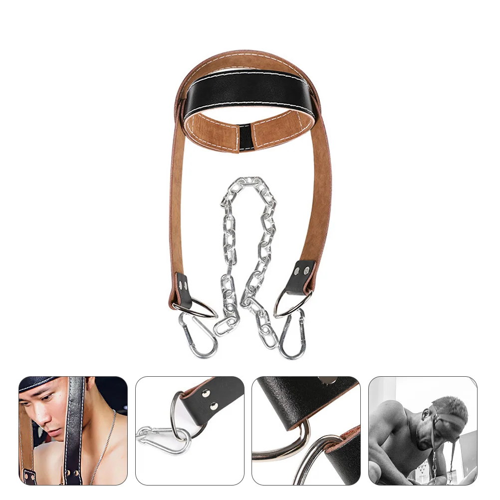 Neck Head and Trainer Fitness Band Headband Strength Harness Strap Weight Lifting Builder