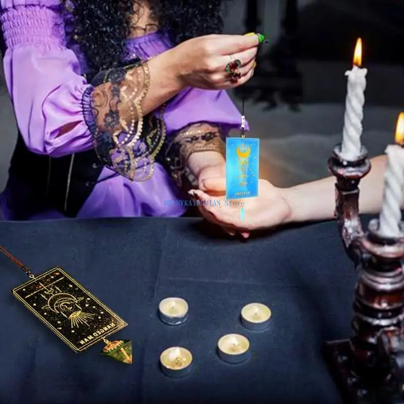 

C1FE Tarots Major Arcana Card Mold for Game Decoration Pendant Keychain Resin Jewelry