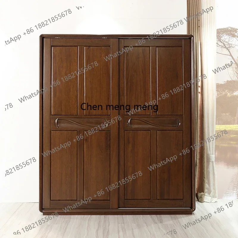 EE182 Aesthetic Vintage Wood Wardrobes Orgnizer Luxury Display Clothes Wardrobe Adult Wooden Modern Guarda Roupa Bedroom Furnitu