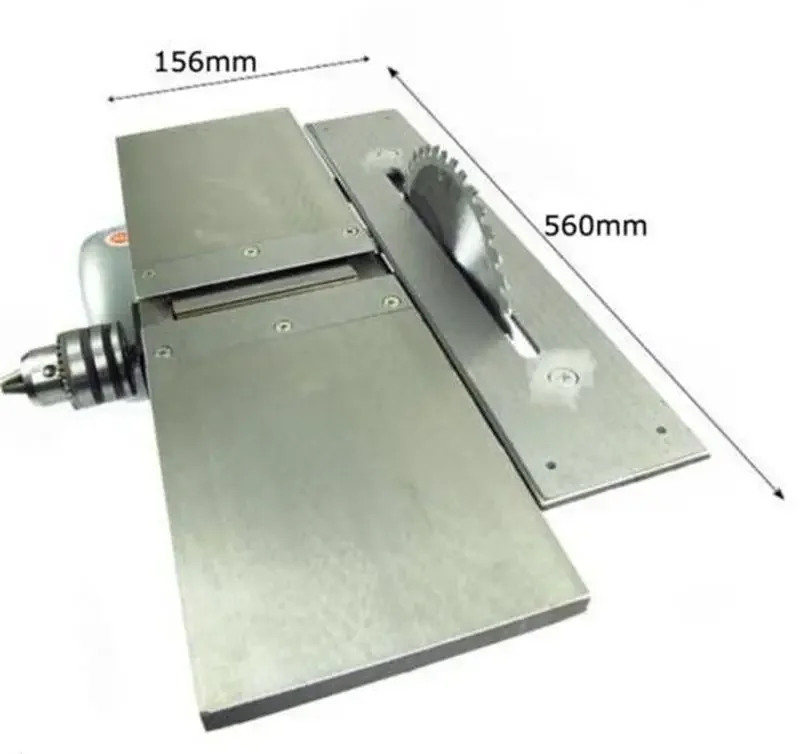 Top Bench Multifunctional Woodworking Machine For Planing/ Sawing/ Drilling 220V H#