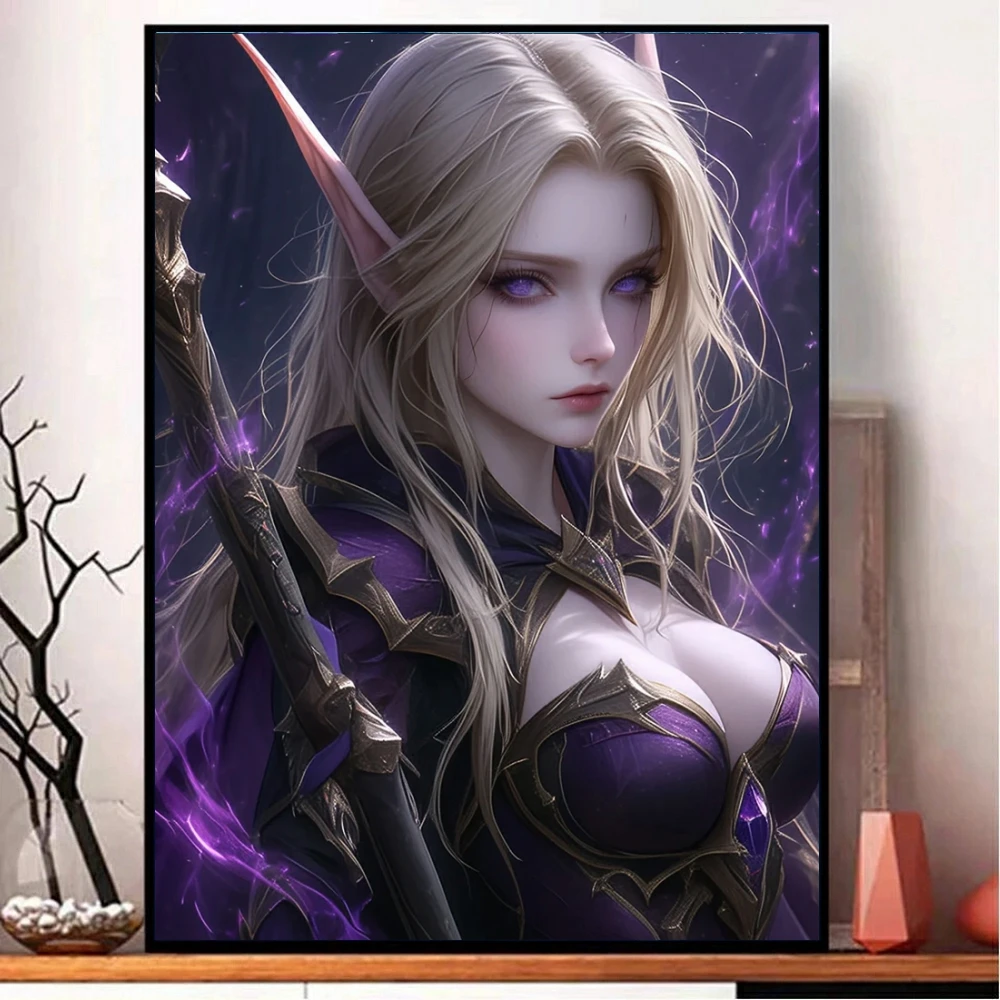 New 5D DIY Warcraft Diamond Painting Kit Game Diamond Embroidery Color Painting handmade Mosaic art home decor Cross Stitch Gift