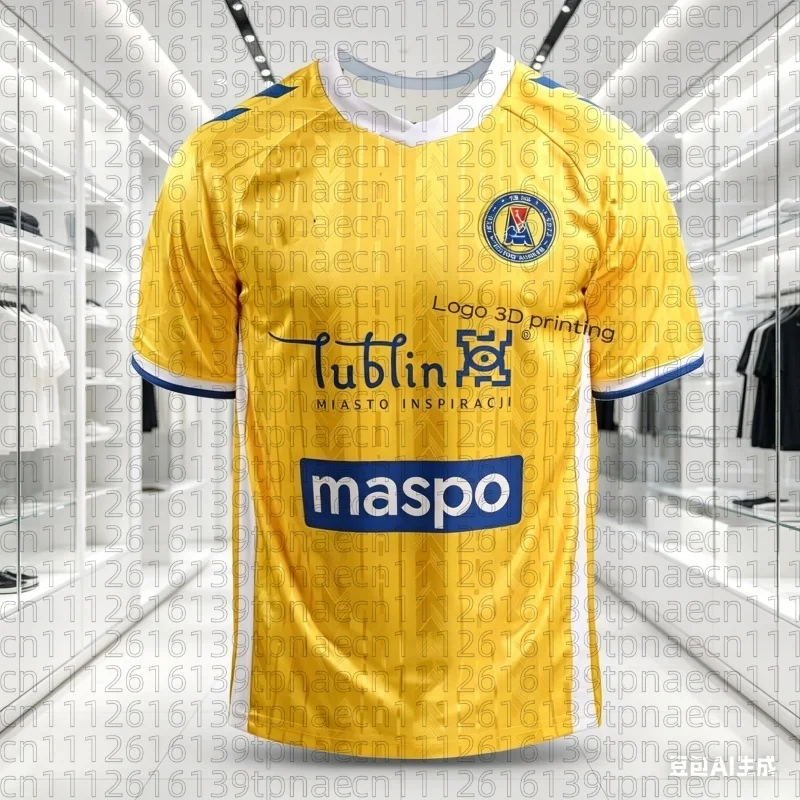 25_26 Motor Lublin New Football Jersey 2025 Poland Adult Men's_Women's Football Jersey Kids Special Football Family Kids Tees