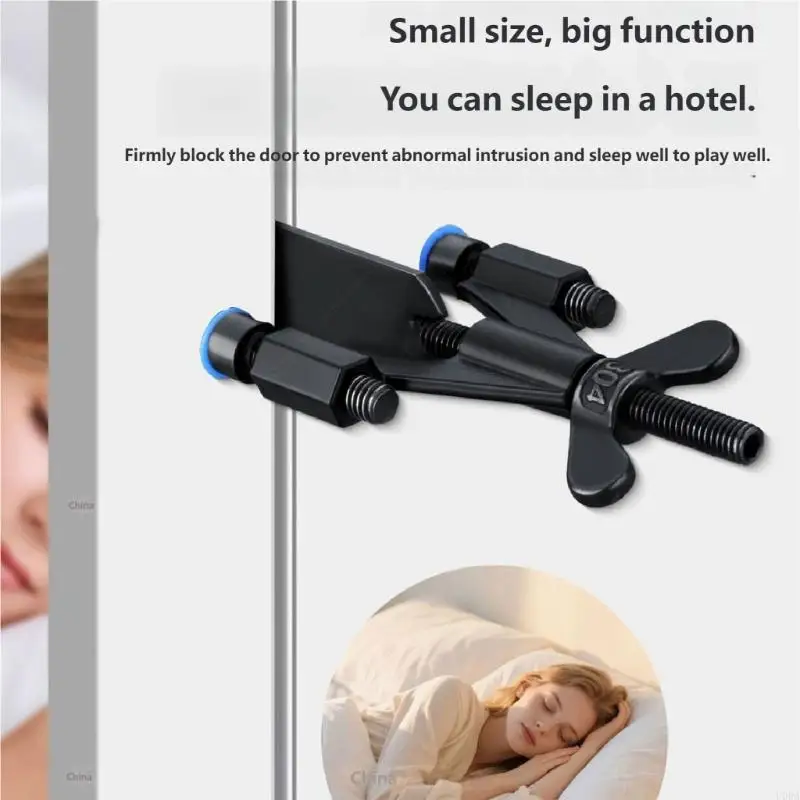  Modern Rustproof Metal Door Stop Easy to Install without Tool Suitable for All Floor Types Quiet & Secure Design