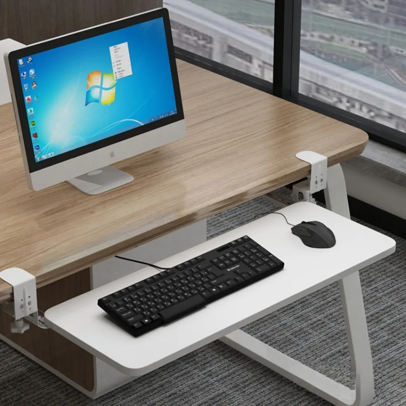 

-For bracket No punching, drawer holder No installation, desktop slide clip, under-table bracket, computer*