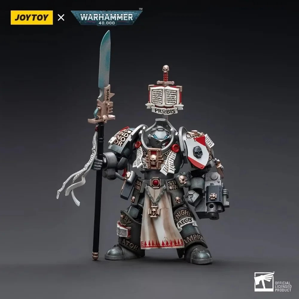 [Pre-Order]JOYTOY 1/18 Action Figure Warhammer 40K Grey Knights Kaldor Draigo Anime Model Collection Toy Gaming Children's Gifts