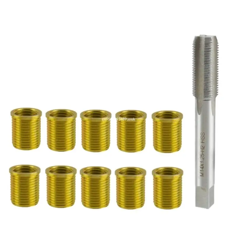 Stainless Steel Plugs Thread Repair M12x1.25 Inserts Tap Thread Repair