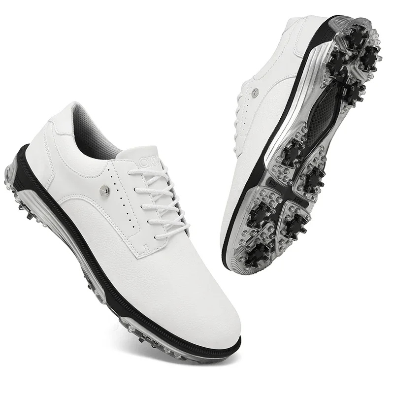 

Golf Shoes Man Spiked Cleats Waterproof Golf Sports Shoes Anti-sideslip Wear-resistant Lightweight Breathable Deodorant Hiking