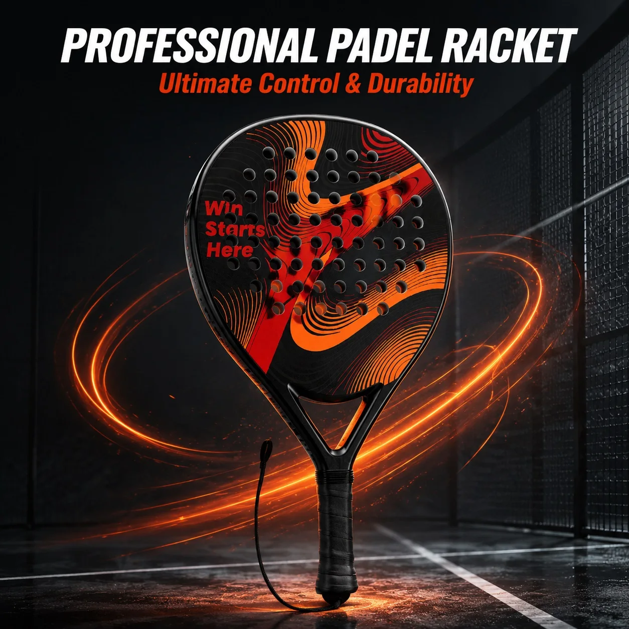 wnonso-professional-abs-and-carbon-fiber-padel-racket-durable-round-shape-soft-eva-core-control-comfort-design-skill-development
