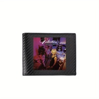 Velveteen,Transvision Vamp album cover,music band portrait Men's Wallets Simple Business Modern Stylish Printing Design Gifts Fo