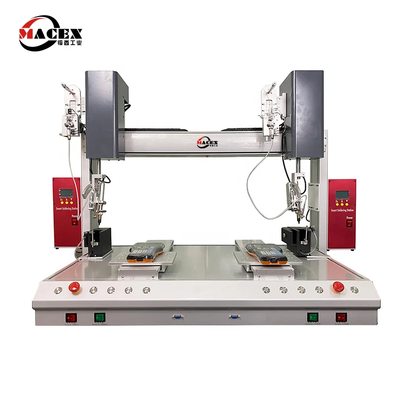 Automatic soldering robot machine desktop four-axis soldering robot soldering machine for PCB and wire cable