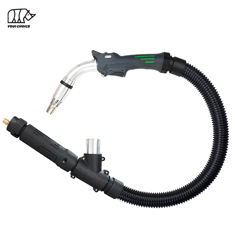 2024    INWELT New FE360 340Amp Gas Cooled CO2 MIG Fume Extraction Welding Torch