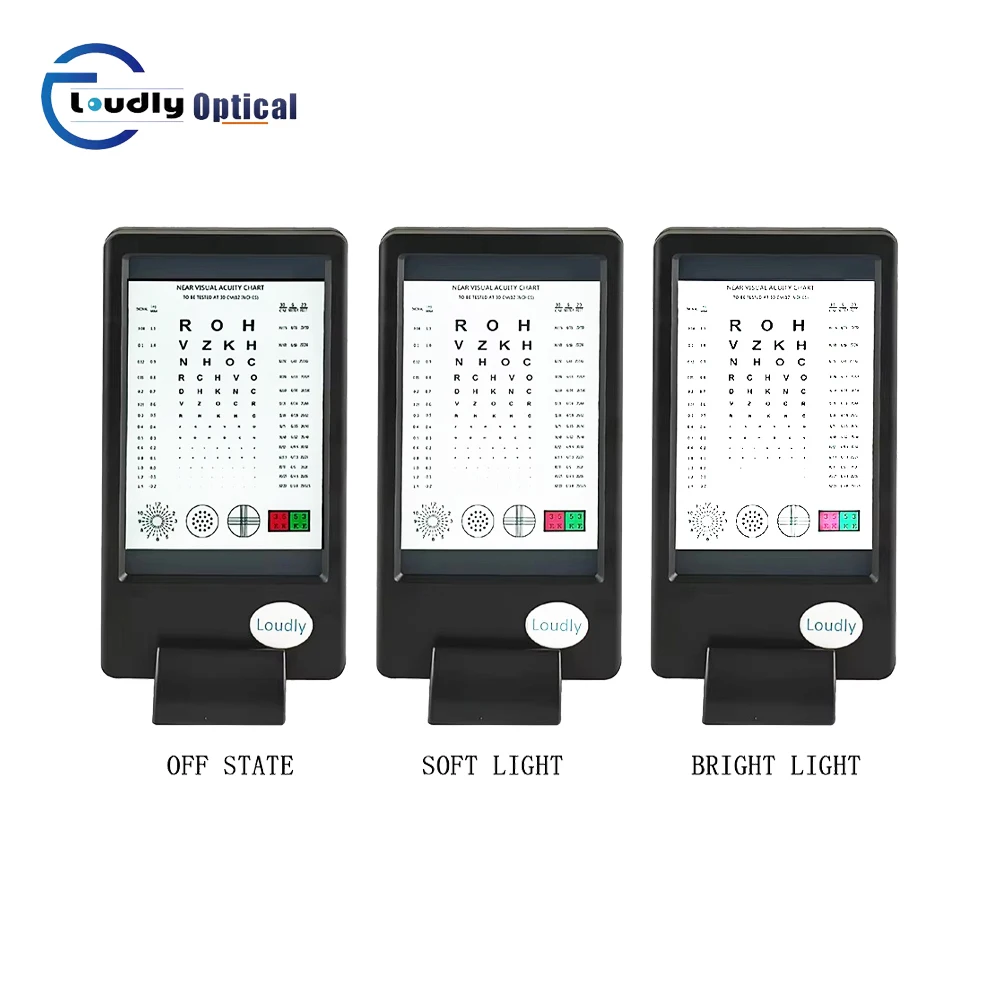 NV-37C 빛 시력 시력 차트 테스트를 갖춘 시력 테스터 근처 시력 테스터에 대한 중고 안과 장비