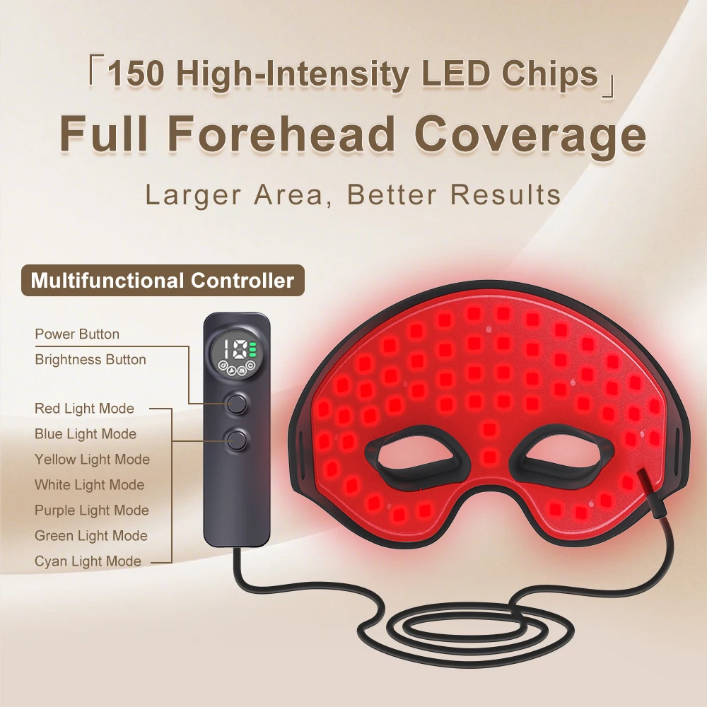 Smart Library Nieuwe producten 7-kleuren siliconen roodlicht oogmasker Massager Beauty Led-oogmasker voor het verwijderen van ogen, tassen en Da